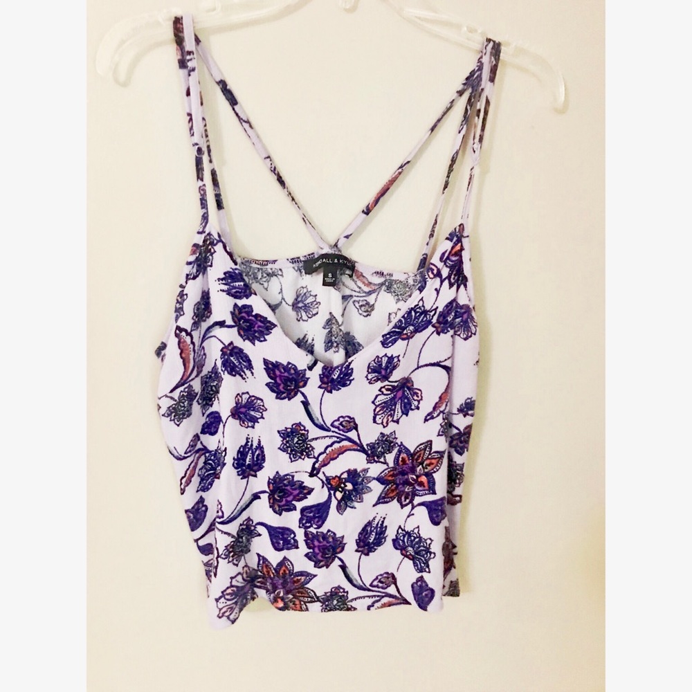Kendall & Kylie Floral Crop Top